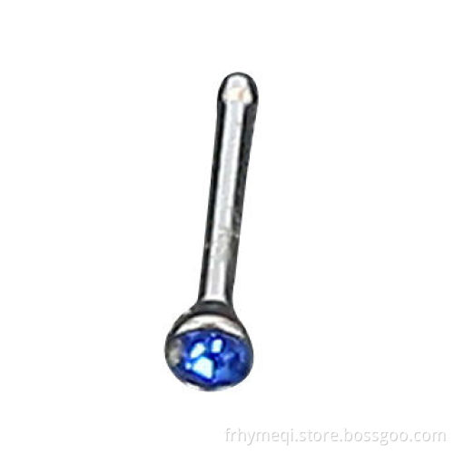 Crystalline Gem Micro Nose Bone
